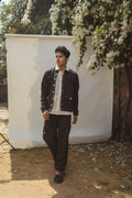 Unisex Black Bomber & Utility Pants Set at Kamakhyaa by Lafaani. This item is 100% pure cotton, Black, Casual Wear, Grey, Loungewear Co-Ords, Menswear, Natural with azo free dyes, Regular Fit, Solids, Sonder, Unisex