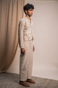 Unisex Kora Bomber Jacket at Kamakhyaa by Lafaani. This item is 100% pure cotton, Casual Wear, Jackets, Kora, Menswear, Organic, Regular Fit, Rewind, Solids, Sonder, Undyed and Unbleached, Unisex