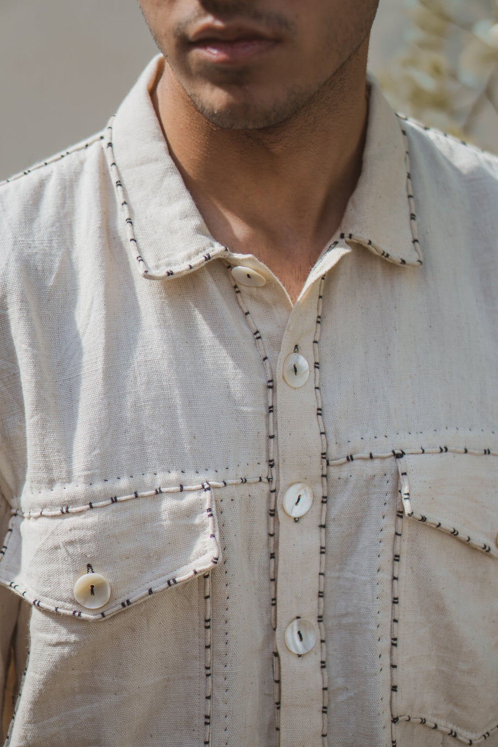 Unisex Kora Bomber at Kamakhyaa by Lafaani. This item is 100% pure cotton, Casual Wear, Jackets, Kora, Menswear, Organic, Regular Fit, Solids, Sonder, Undyed and Unbleached, Unisex