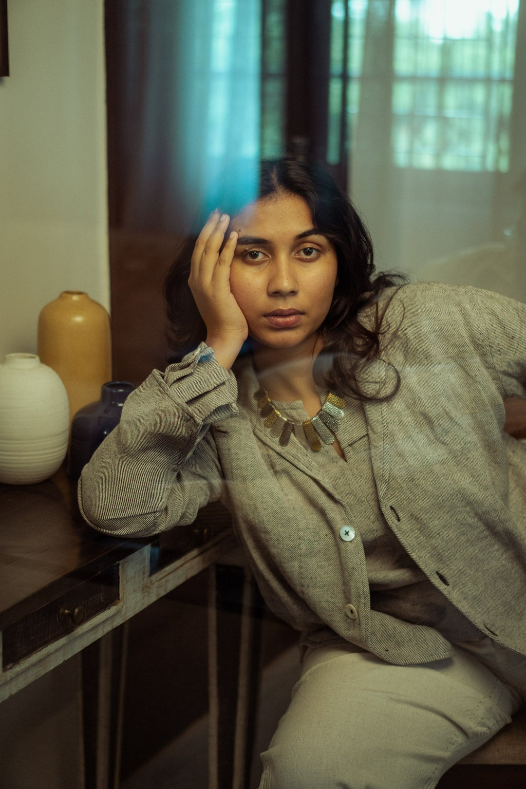 Unisex Rounded Hem Jacket & Patch Pocket Pants at Kamakhyaa by Lafaani. This item is 100% pure cotton, Black, Casual Wear, Grey, Loungewear Co-Ords, Menswear, Natural with azo free dyes, Regular Fit, Solids, Sonder, Unisex