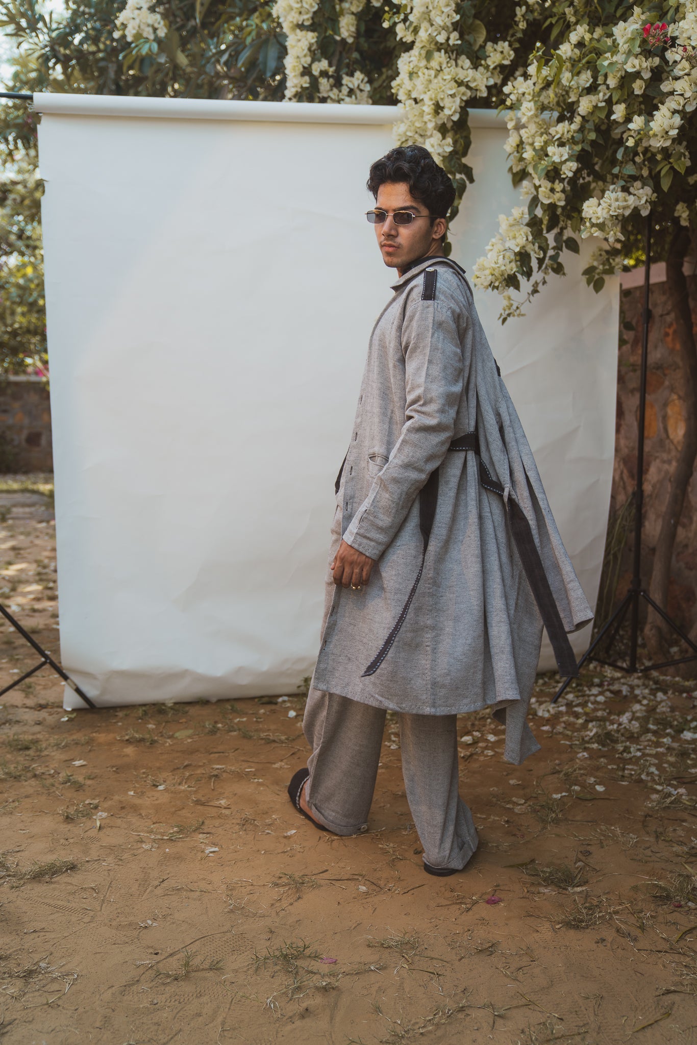 Unisex Trans-seasonal Overlay at Kamakhyaa by Lafaani. This item is 100% pure cotton, Black, Casual Wear, Grey, Menswear, Natural with azo free dyes, Overlays, Regular Fit, Solids, Sonder, Unisex