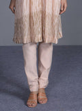 Vanilla Tan Pants at Kamakhyaa by The Loom Art. This item is Beige, Between the Lines, Handwoven cotton silk, July Sale, July Sale 2023, Natural, Ombre & Dyes, Pants, Party Wear, Solids, Womenswear