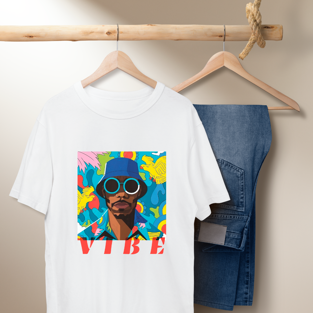 Vibe More 100% Cotton Oversized White T-shirt at Kamakhyaa by Unfussy. This item is 100% cotton, Casual Wear, Organic, Oversized Fit, Printed, T-Shirts, Unfussy, Unisex, White, Womenswear