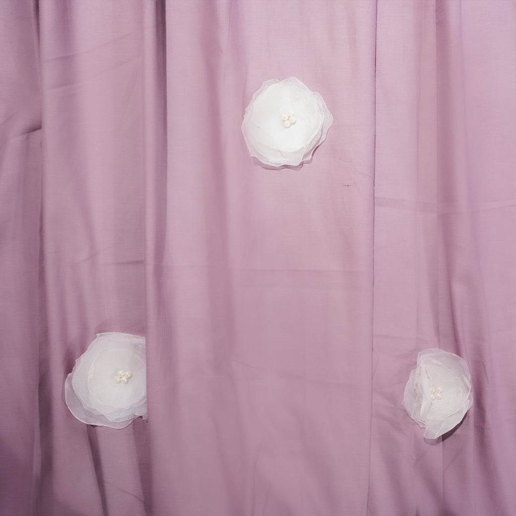 Whispering Lily Cushion cover at Kamakhyaa by Aetherea. This item is 100% Cotton, Cushion, Cushion covers, Flower, Home, Sheer, Upcycled, White