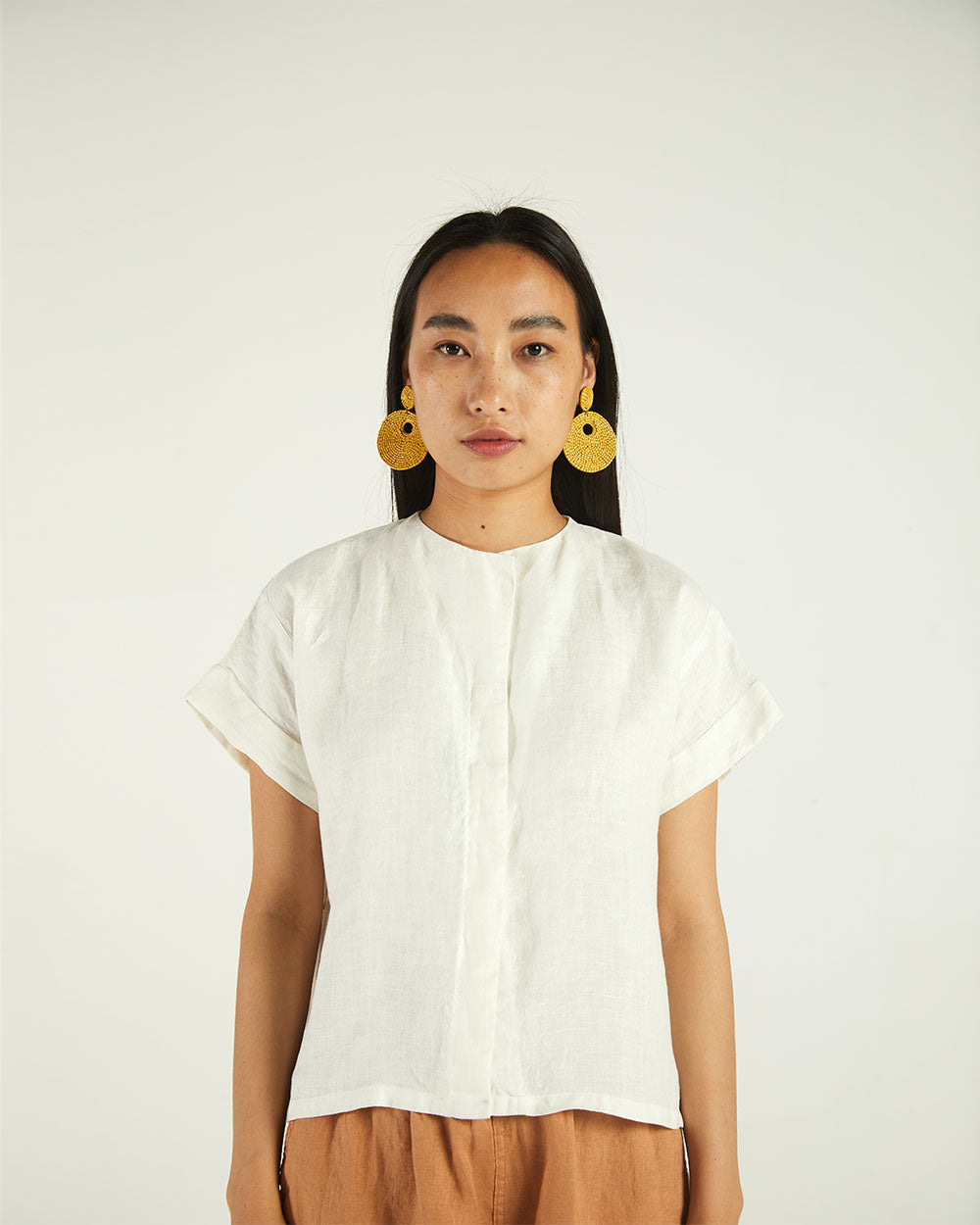 White Boxy Shirt at Kamakhyaa by Reistor. This item is Bemberg, Casual Wear, Natural, Shirts, Solids, Tops, White, Womenswear