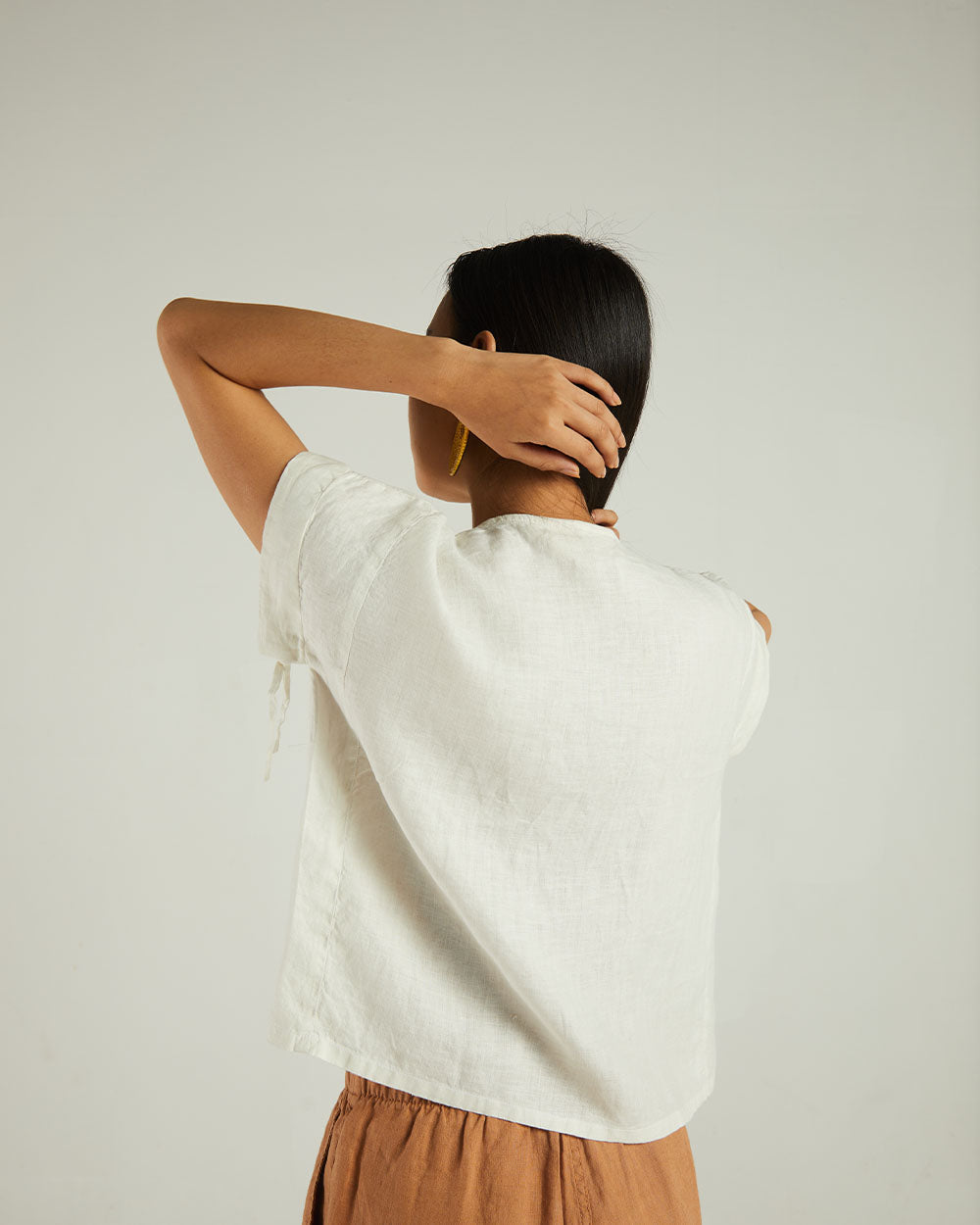 White Boxy Shirt at Kamakhyaa by Reistor. This item is Bemberg, Casual Wear, Natural, Shirts, Solids, Tops, White, Womenswear