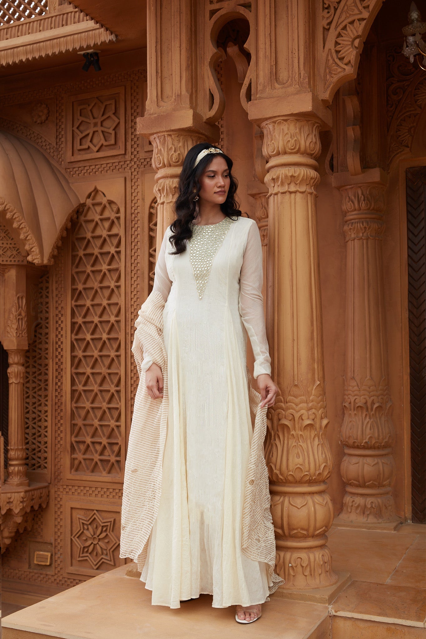 chanderi silk dress material online Chanderi Suit