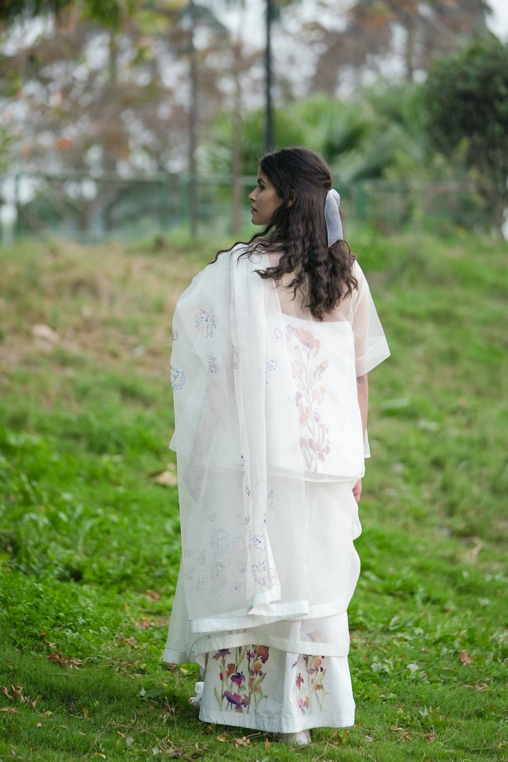 White Cotton Angrakha Top at Kamakhyaa by Ahmev. This item is Casual Wear, Cotton, July Sale, July Sale 2023, Natural, Peplum Tops, Relaxed Fit, Silk Organza, Solids, Tops, White, Womenswear