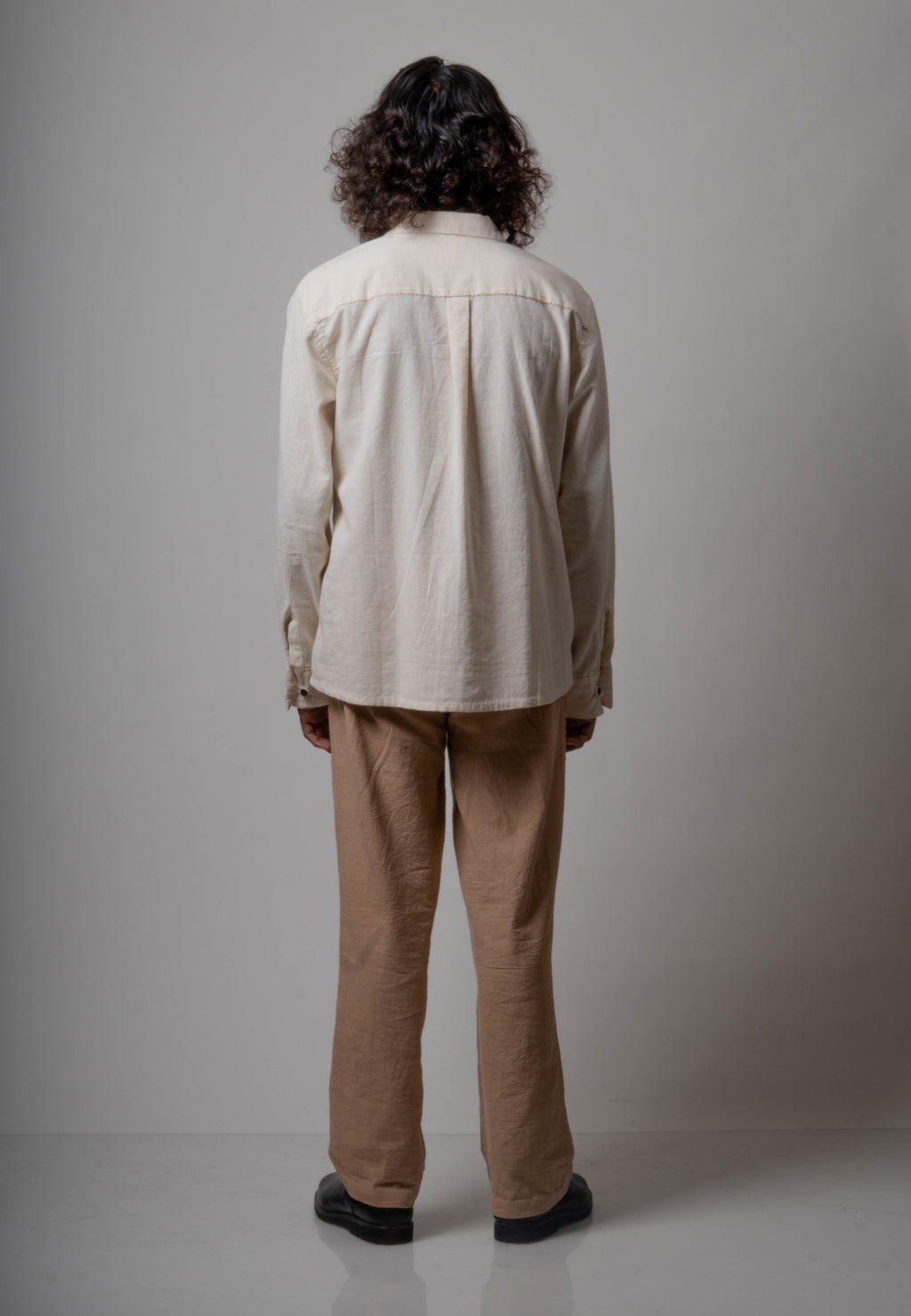 White Cotton Shirt at Kamakhyaa by Lafaani. This item is Casual Wear, Cotton, For Him, Menswear, Natural, Regular Fit, Shirts, Solids, Tops, White