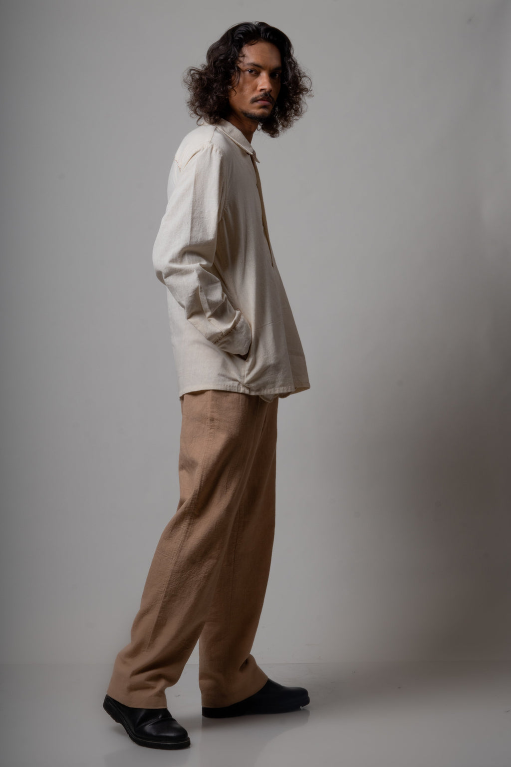 White Cotton Shirt at Kamakhyaa by Lafaani. This item is Casual Wear, Cotton, For Him, Menswear, Natural, Regular Fit, Shirts, Solids, Tops, White