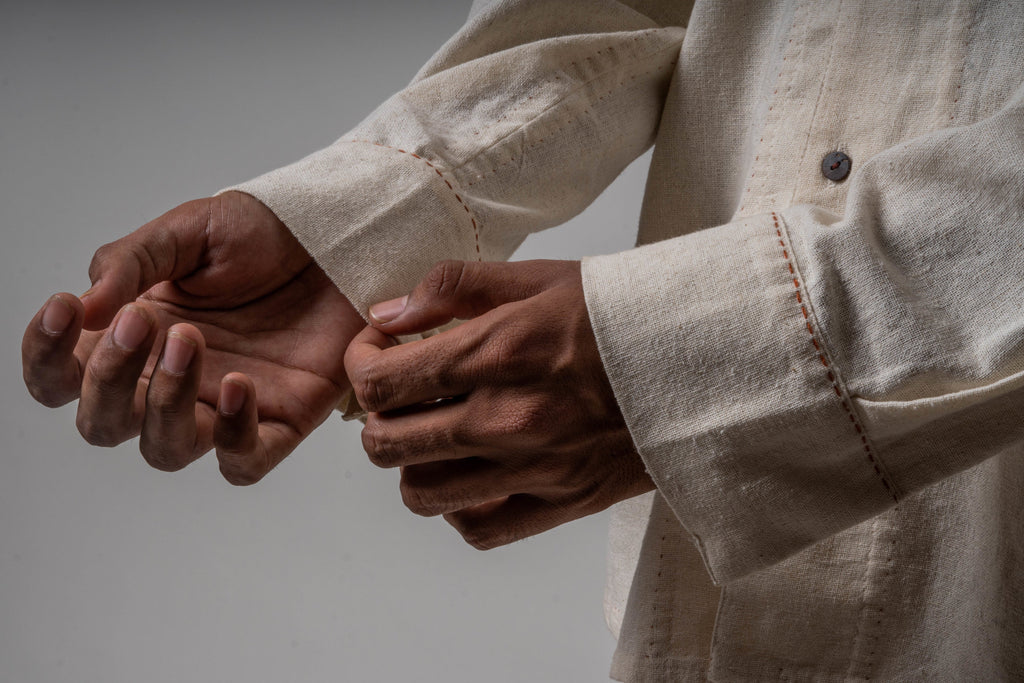 White Cotton Shirt at Kamakhyaa by Lafaani. This item is Casual Wear, Cotton, For Him, Menswear, Natural, Regular Fit, Shirts, Solids, Tops, White