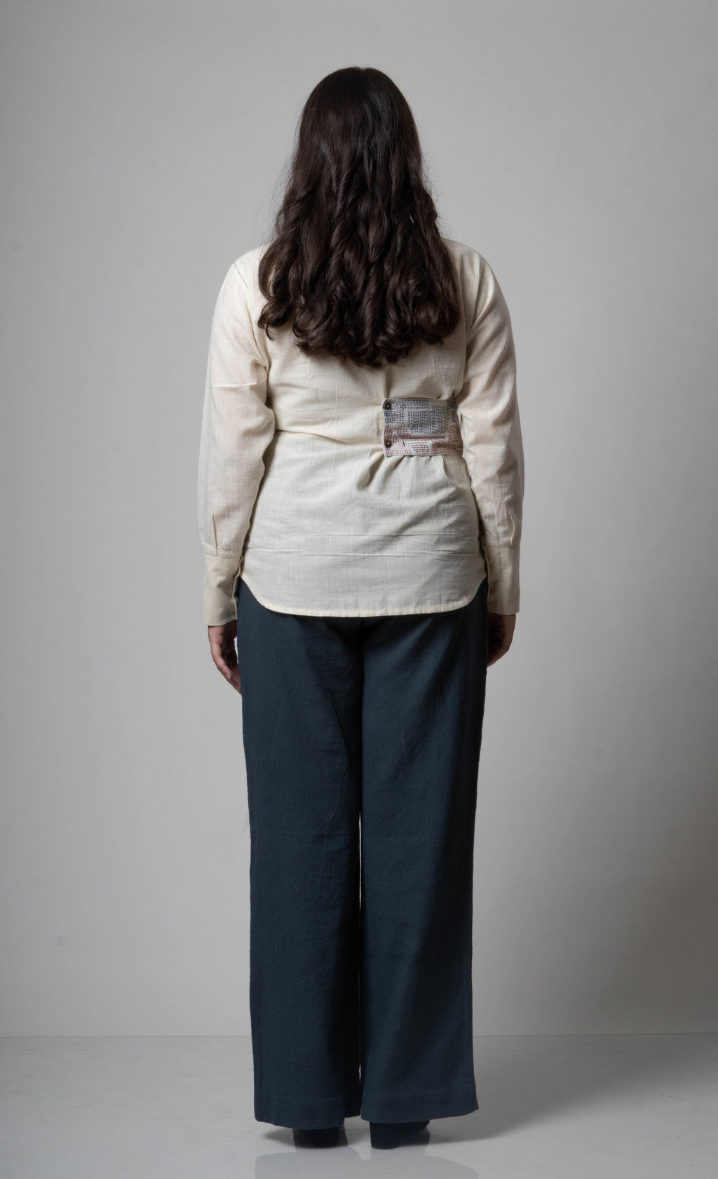 White Cotton Shirt at Kamakhyaa by Lafaani. This item is Casual Wear, Cotton, Natural, Regular Fit, Shirts, Solids, Tops, White, Womenswear