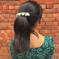 White Crochet Hair Clip at Kamakhyaa by Ikriit'm. This item is Accessories, Cotton yarn, Crochet, Free Size, Hair Accessories, Ikriit'm, Natural, White