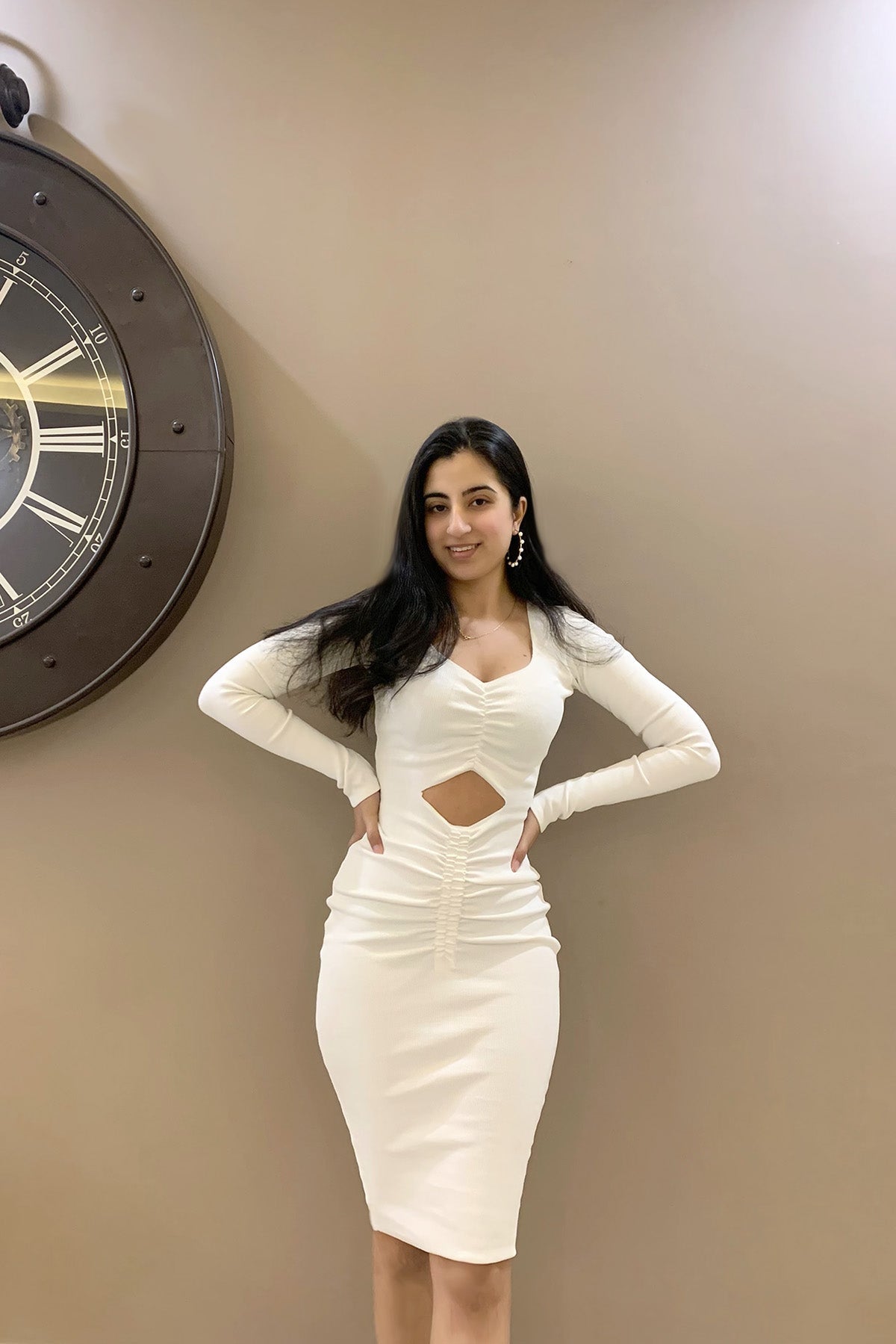 White Mini Dress - Main Image