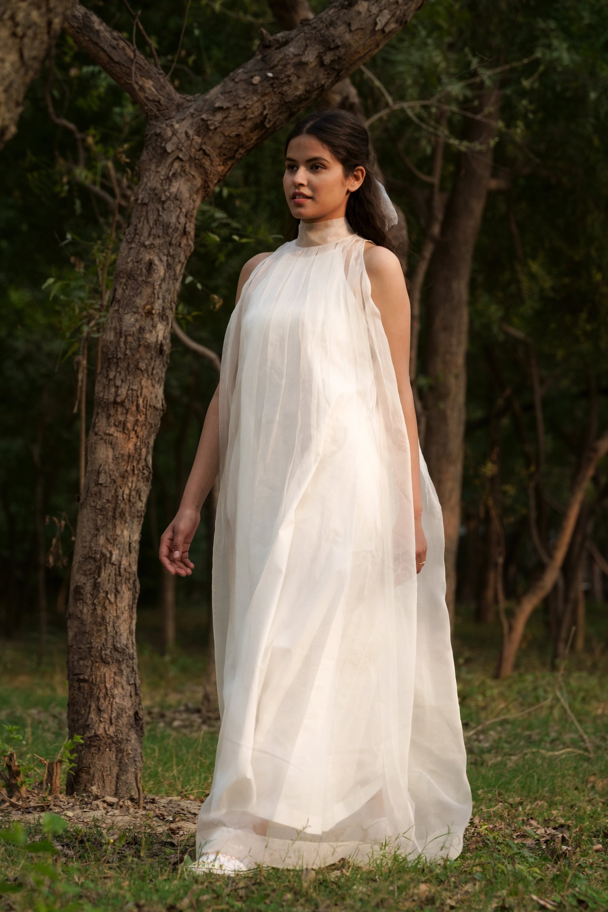 Silk White Long Dress White Satin Long Dress – Local Nation